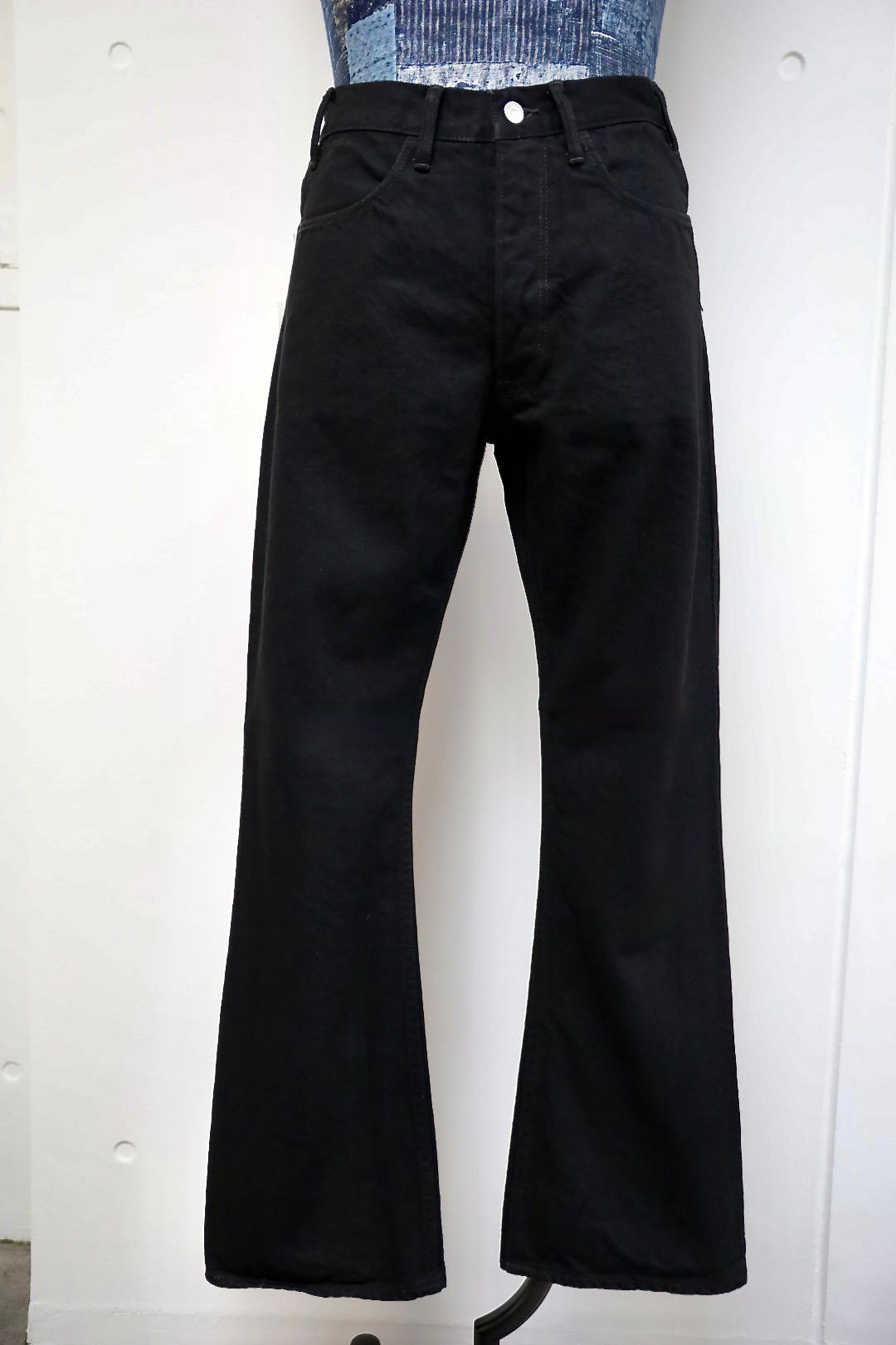 セントマイケル 26SS BLACK DENIM PANTS/FLARE (SM-MK8-0000-078)