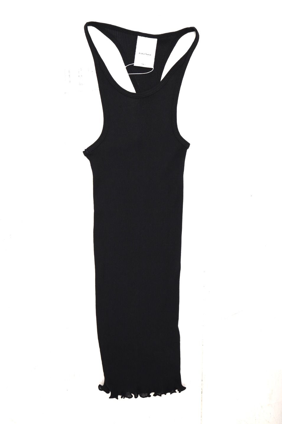 【Women's】プロダクトトゥエルブ  C/N Rib Asymmetry Tank Top(26SS-WCS14)BLACK☆新作発売！