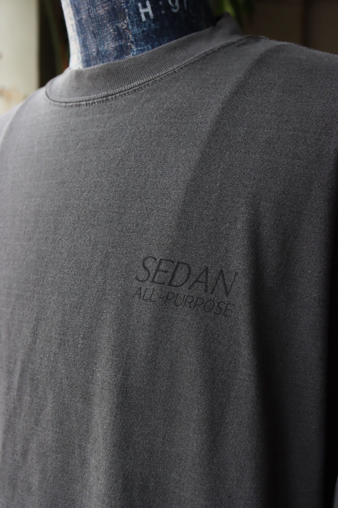 セダンオールパーパス SS24 Garment Dyed S/S Tee(SD24S-CT06)Charcoal