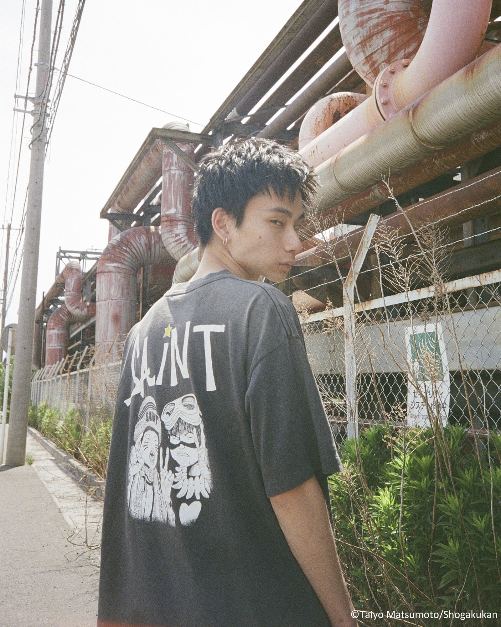 セントマイケル 26AW  鉄コン筋クリート_SS T-SHIRT/KURO(SM-MK1-0000-C81)BLACK☆9月5日(土)発売！