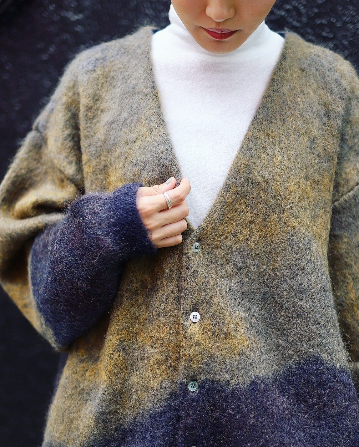 YOKE - ヨーク23AW LANDSCAPE MOHAIR JACQUARD