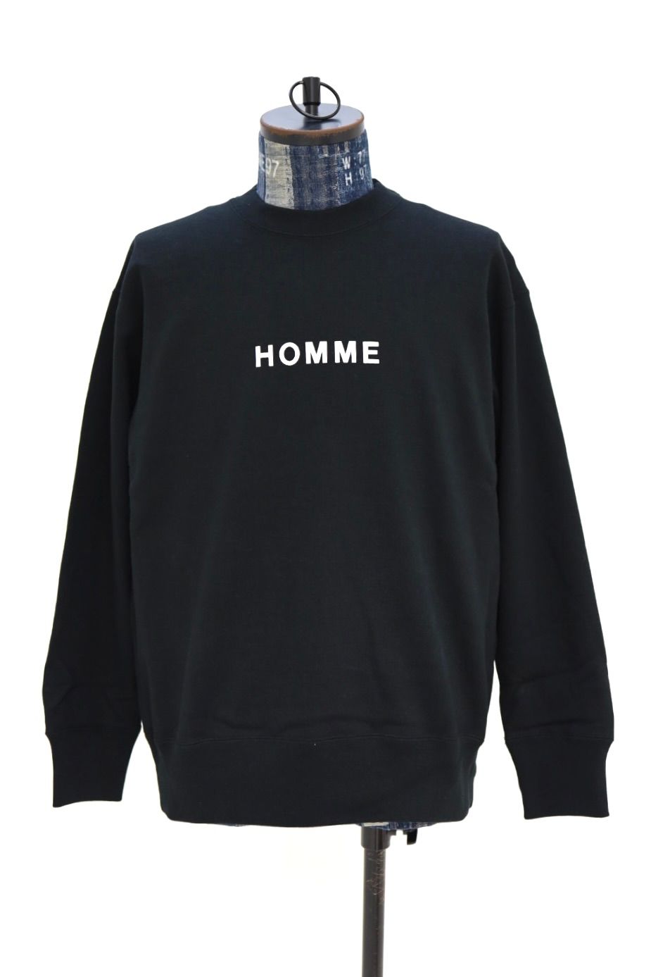 コムデギャルソンオム HOMMEプリントスウェット(HQ-T104-051)BLACK☆2月6日(金)発売！