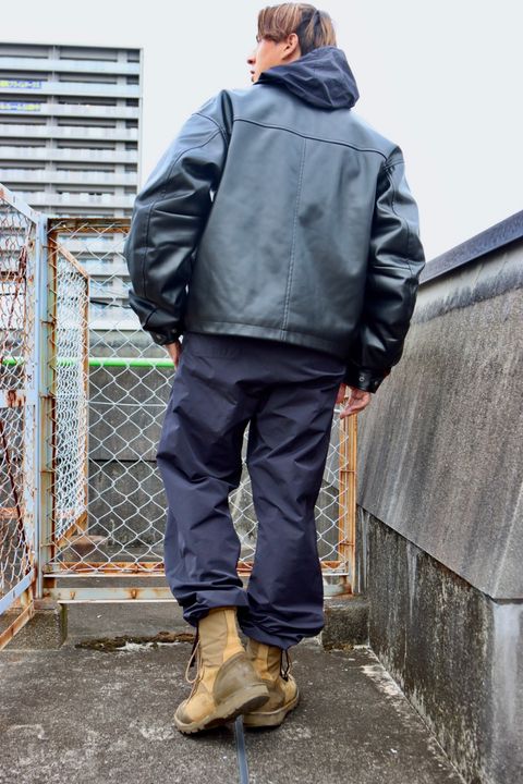 SEDAN ALL-PURPOSE セダンオールパーパス 23AW Synthetic Leather Sports Jacketスタイル