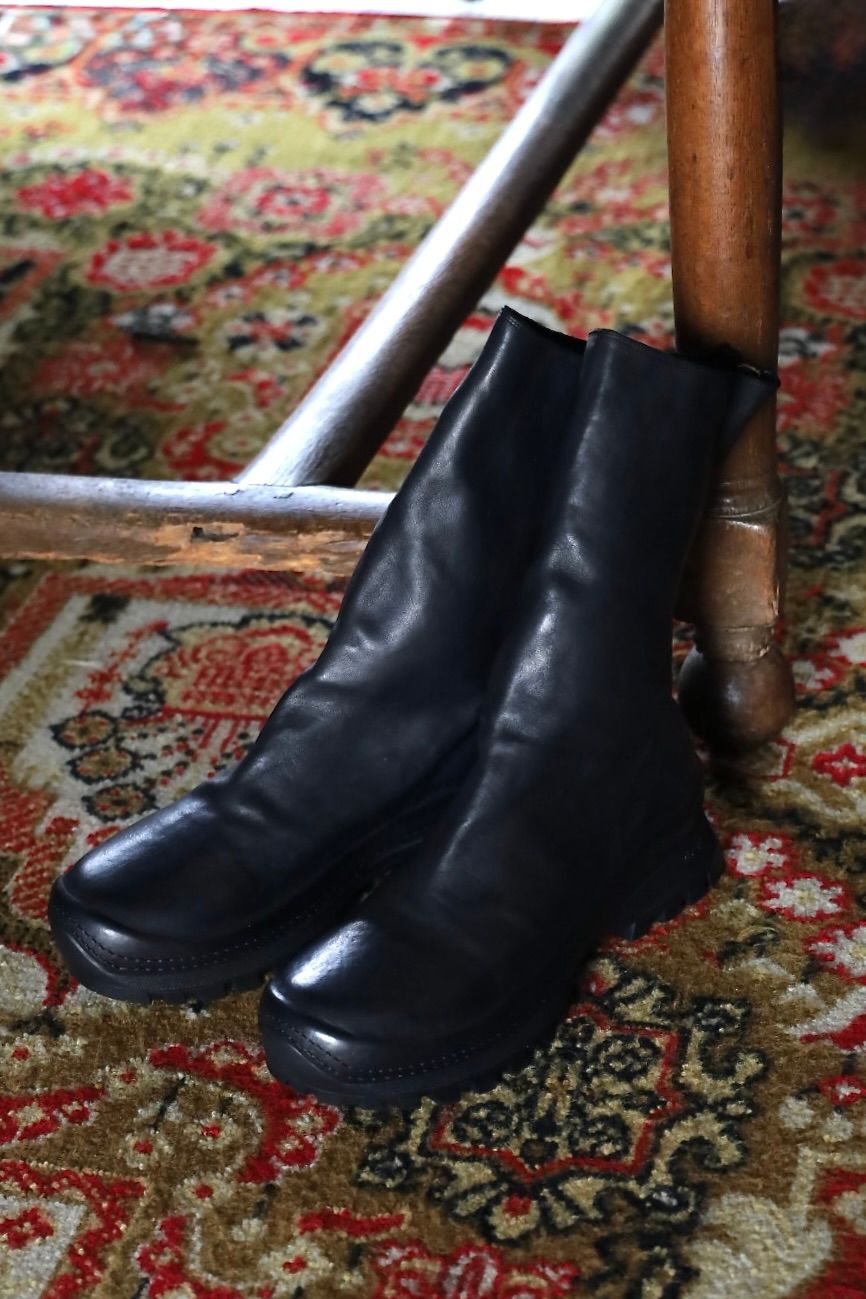 Yohji Yamamoto 25AW GUIDI バックジップブーツ(HL-E26-772)BLACK☆新作発売！