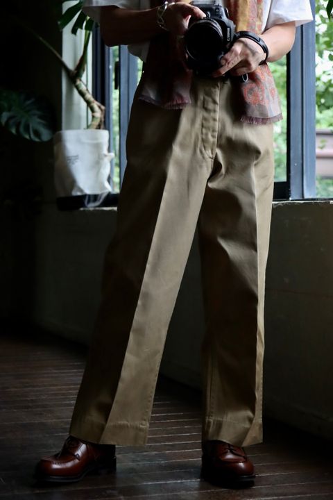 A.PRESSE アプレッセ22FW Vintage US ARMY Chino Trousersスタイル