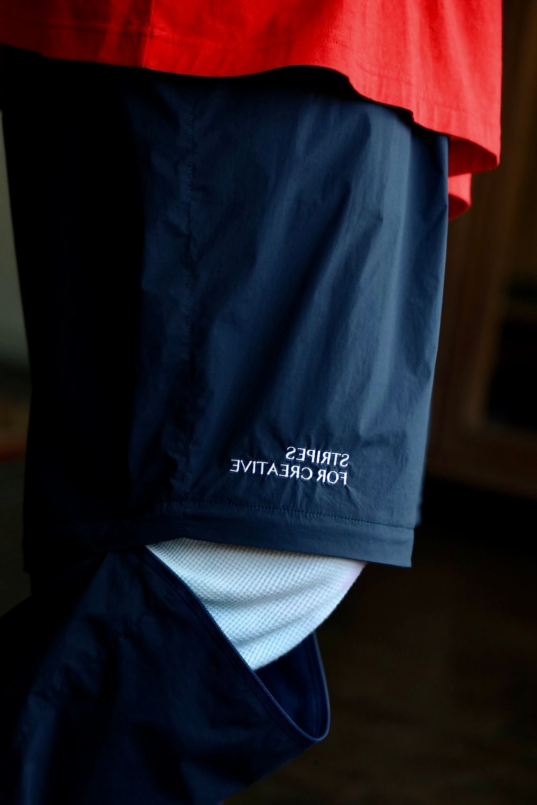 S.F.C SUPER WIDE DETACHABLE PANTS"NAVY"スタイル