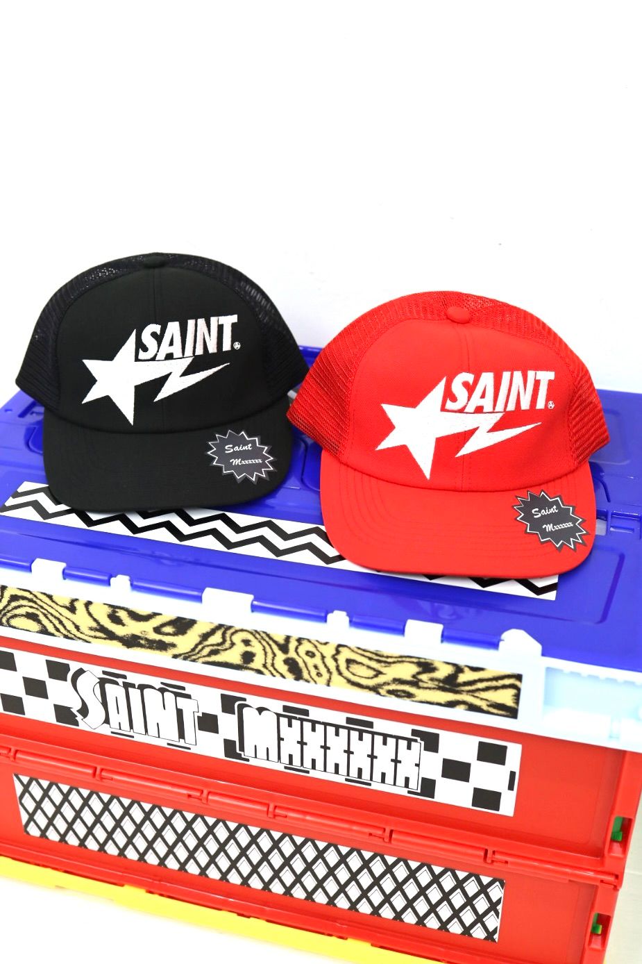 セントマイケル 26SS BAPE_MESH CAP(SM-MK8-0000-C59)BLACK☆2月7日(土)発売！