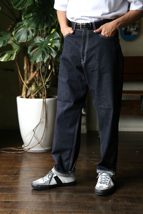 CIOTA for Graphpaper Suvin Cotton Denim Pants style.8.14.