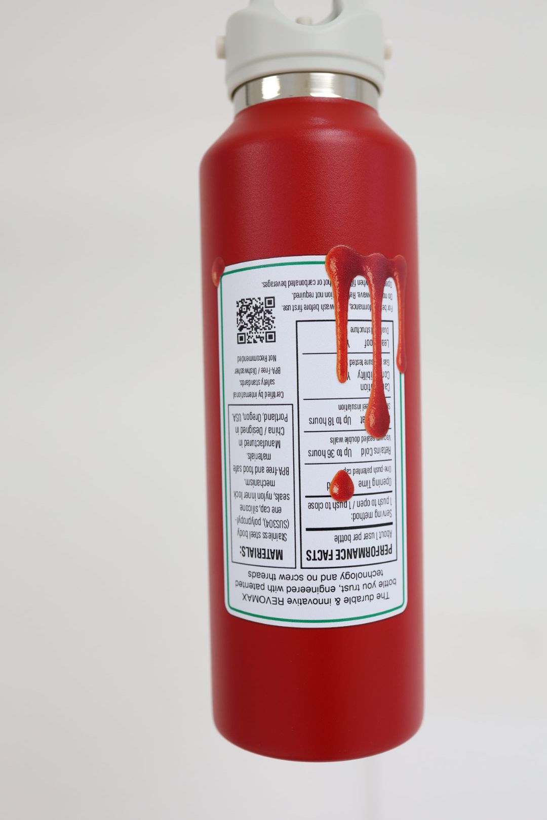 doublet ダブレット26SS FRIDGE STYLE WATER BOTTLE/MEDIUM (26SS87AC41)KETCHUP★2月14日(土)11:00発売！