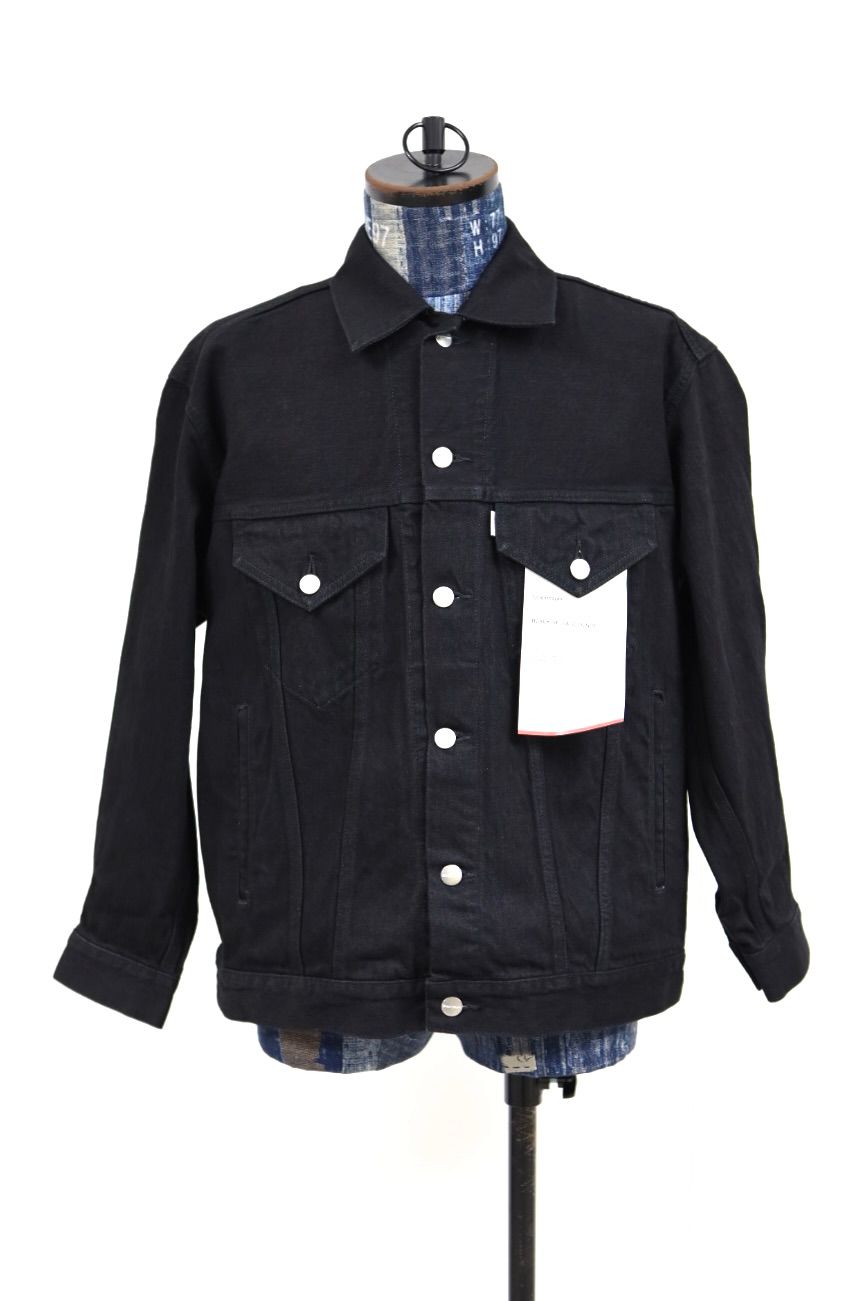 グラフペーパー Selvage Denim Trucker Jacket(GU261-20055RB)BLACK_WASHED★1月24日(土)発売！