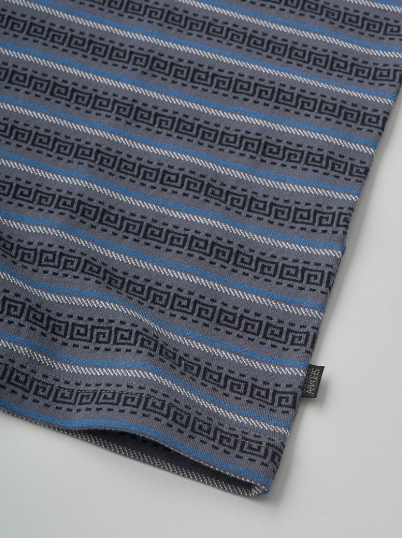 セダンオールパーパス SS25 Jacquard Striped S/S Tee(SD25S-CT08)Charcoal☆5月3日(土)発売！