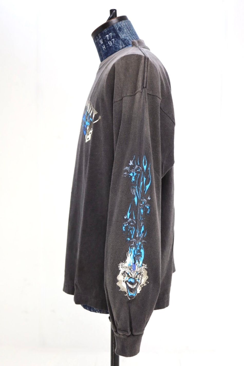 セントマイケル 26SS BTFL BASTARS_LS T-SHIRT(SM-YS1-0000-013)BLACK