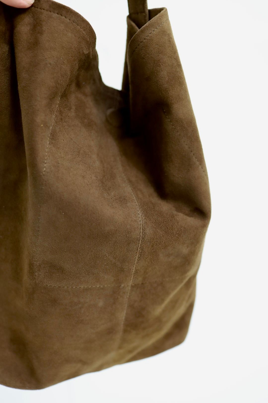 Morphee / モルフェトートバッグ CYLINDER M OIL SUEDE(CYM-BLK)COFFEE BROWN☆新作入荷！