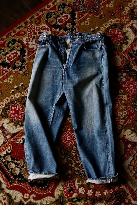 アプレッセ23AWデニム No.22 Washed Wide Denim Pants(23AAP-04-012K)INDIGO