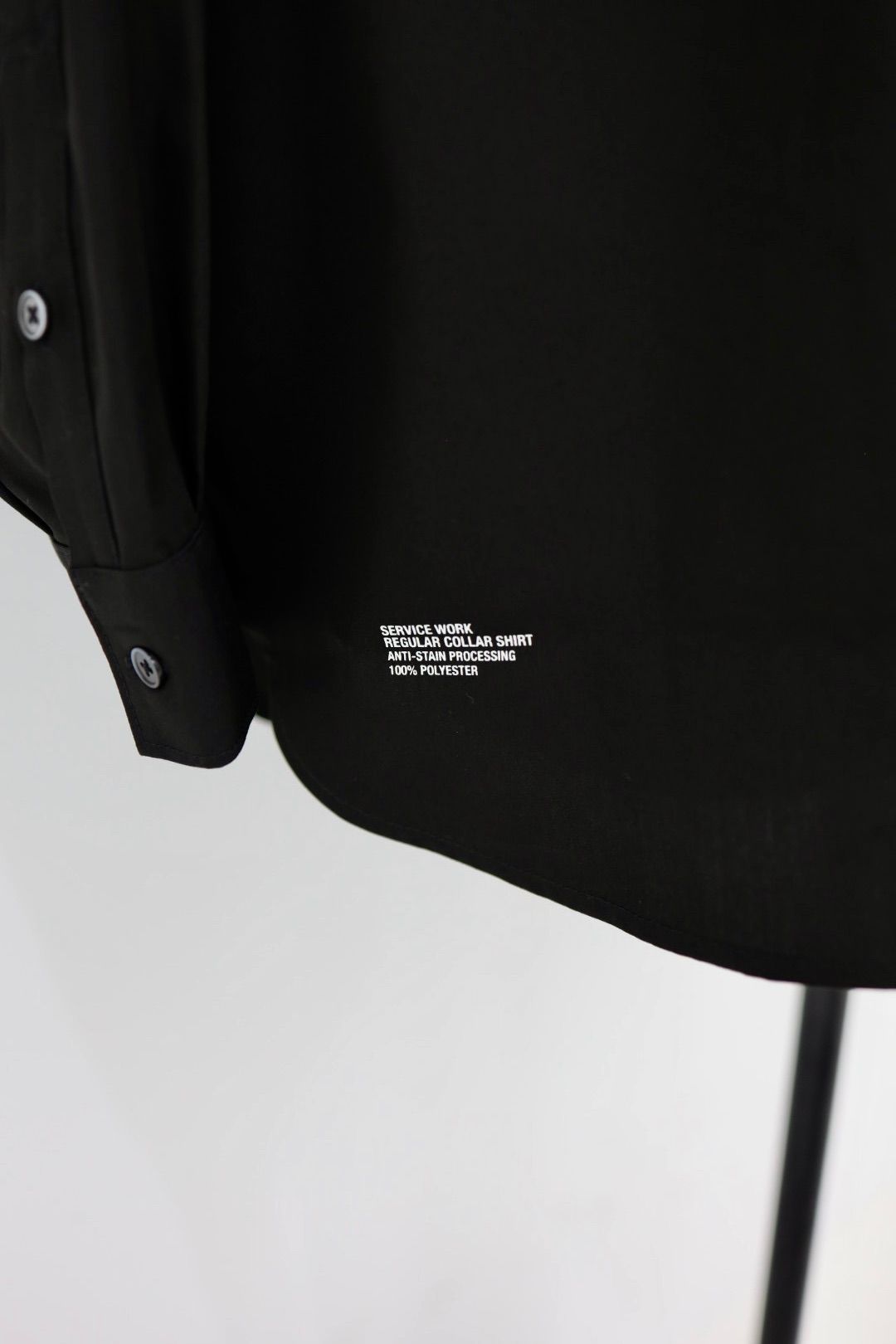 フレッシュサービス FDS SERVICE WORK REGULAR COLLAR SHIRT (FDS254-50099)BLACK