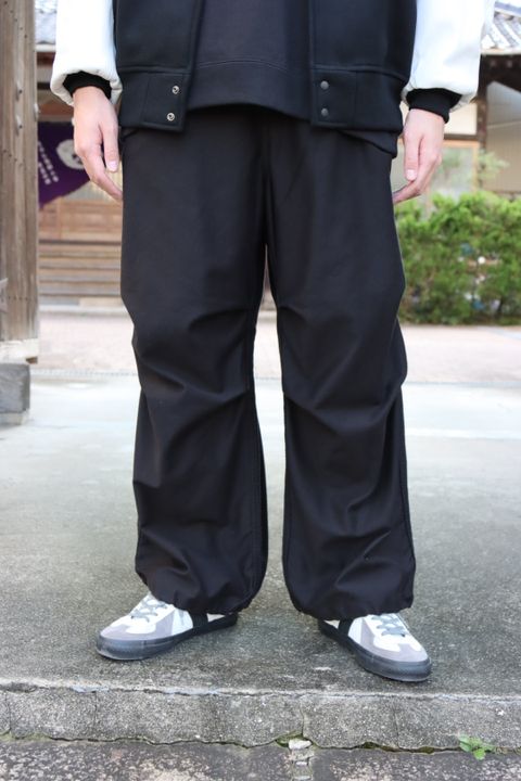 Graphpaper Scale Off Melton Stadium Jacket"BLACK"style