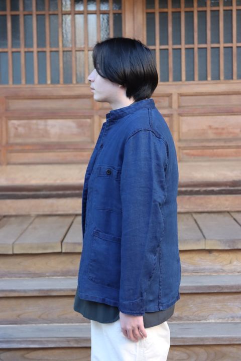 Ets.MATERIAUX 22SS French work jacket"BLUE"style
