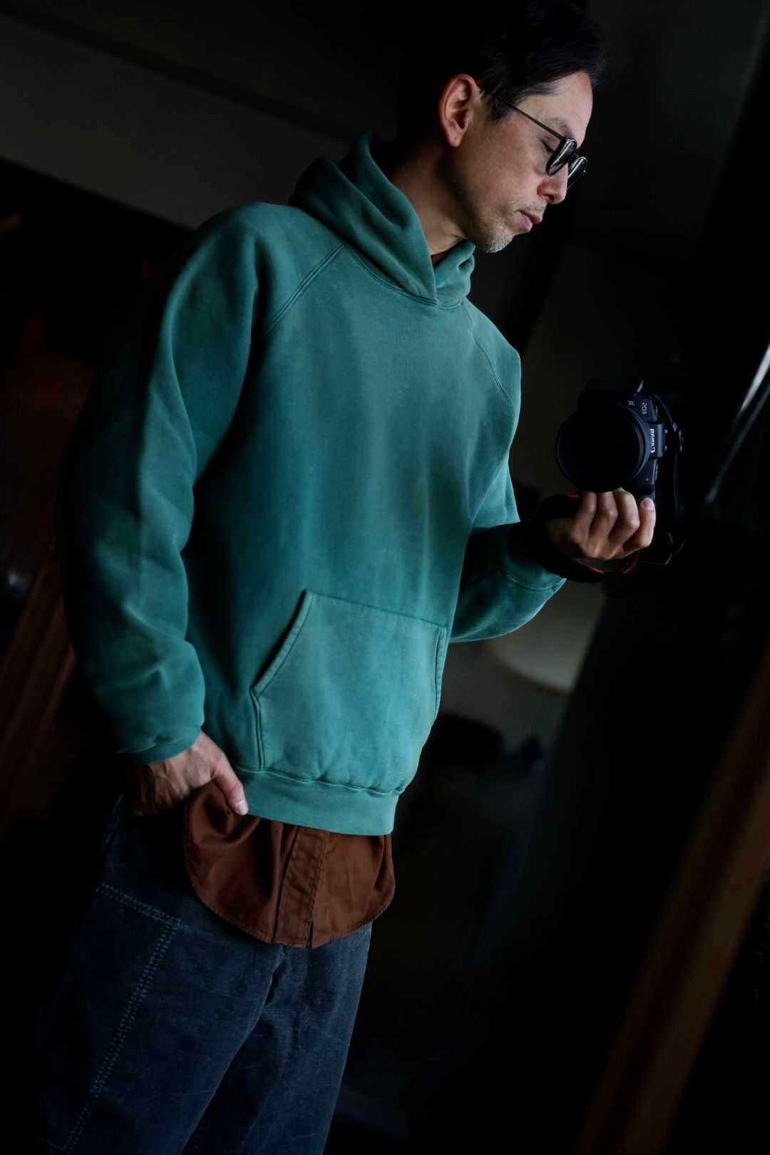 A.PRESSE Vintage Sweat Hoodieスタイル.2025.1.12.