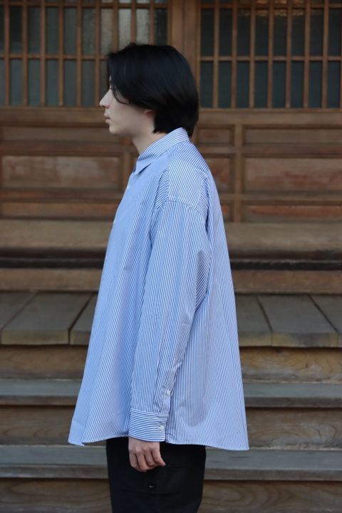 is-ness×THOMAS MASON VENTILATION LONG SLEEVE SHIRT style.2022.2.12.