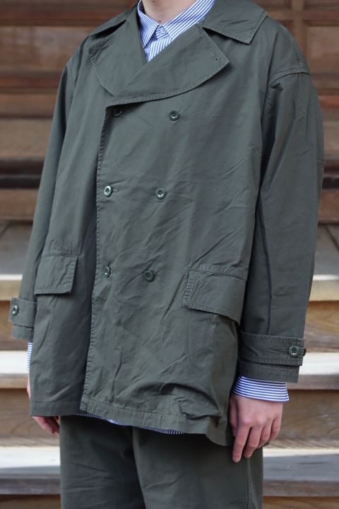 FreshService OVERDYED LEFT TWILL COAT(FSW-22-CT_38) style.2022.3.5