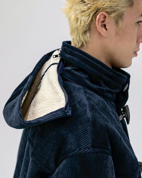 FreshService SHERPA CORDUROY DUFFLE COAT (NAVY) 新作発売！