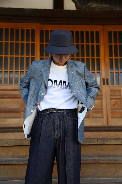 JUNYA WATANABE COMME des GARCONS MAN 綿リネンデニムジャケット(WG-J007-051) style. 2021.04.05.