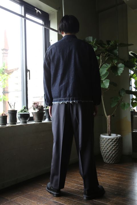 YOKE DETACHABLE POCKET DENIM JACKET(YK21SS0196B) style.2021.5.2.