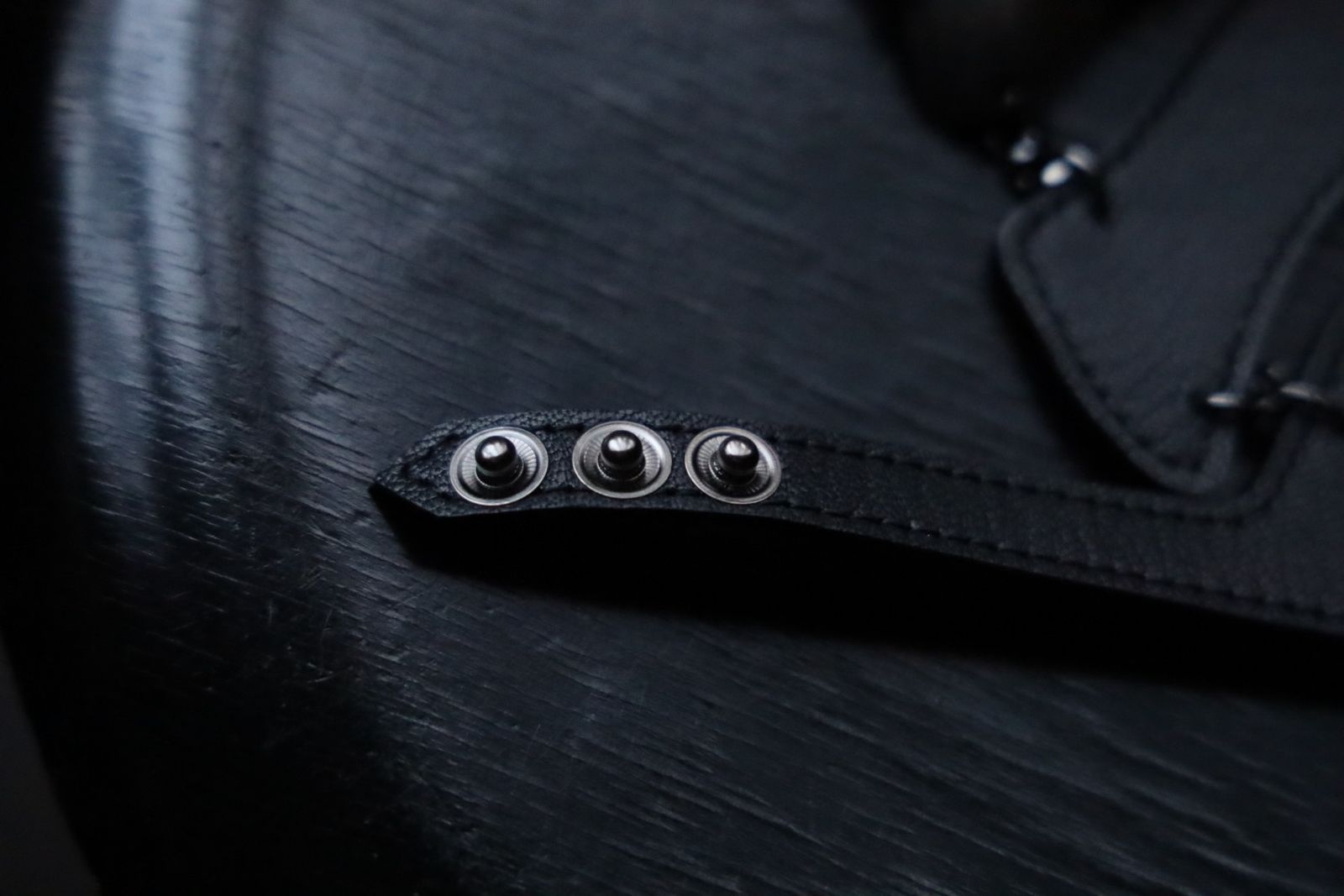 ヨウジヤマモト25SS LEATHER  SHADOW RING(HP-A74-869)