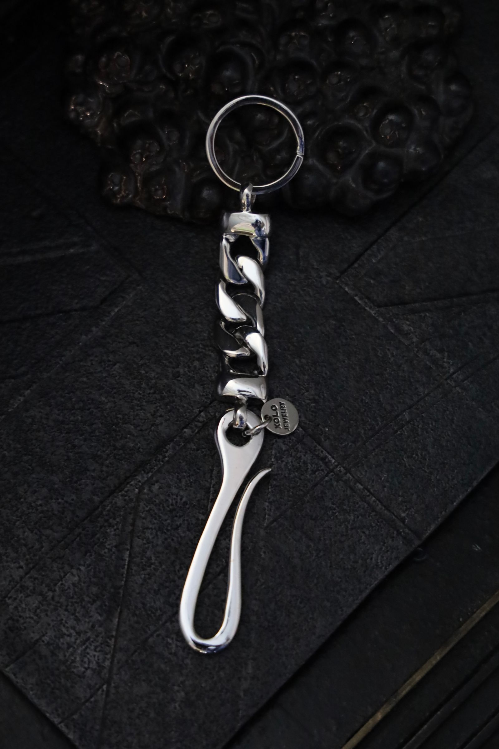 cholosチョロス　キーフック　キーリング XOLO - キーフック ウィズ ベーシック リンク / KEY HOOK WITH