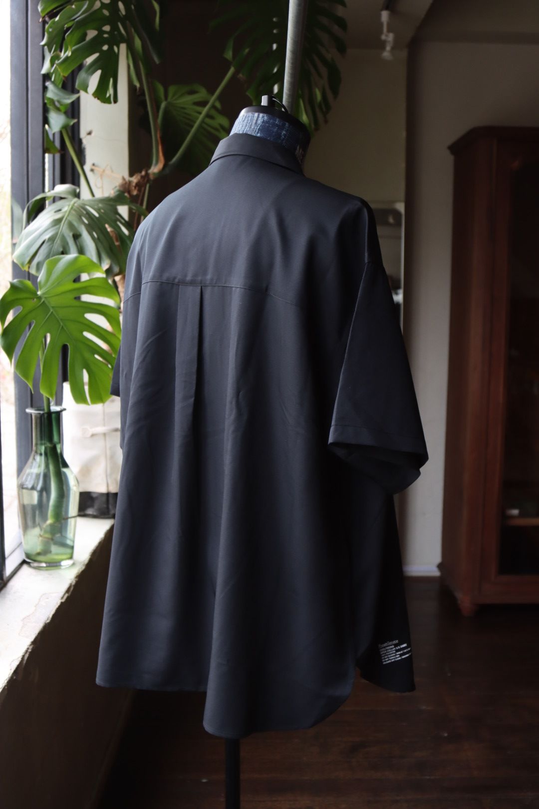 トップス \"COOLFIBER OPEN COLLAR S/S SHIRT\" COOLFIBER OPEN COLLAR S/S SHIRT #BLACK [FSC251-50134] – ciacura