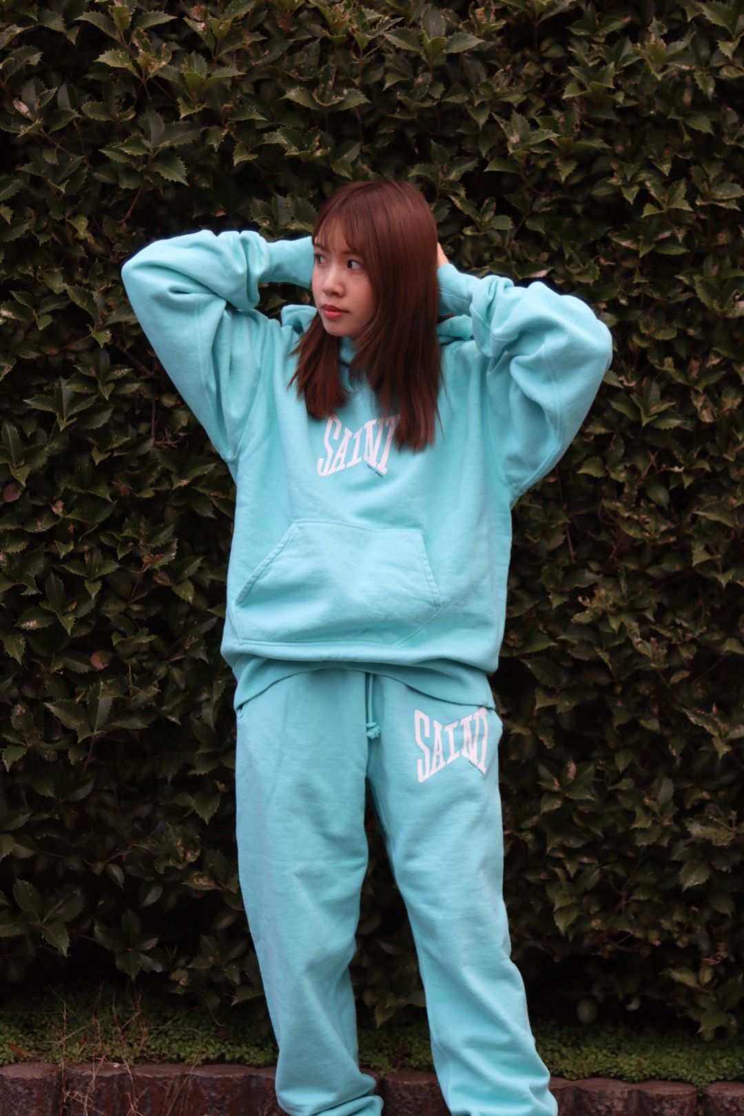 ©SAINT M×××××× 23SS SAINT HOODIE"BLUE"スタイル