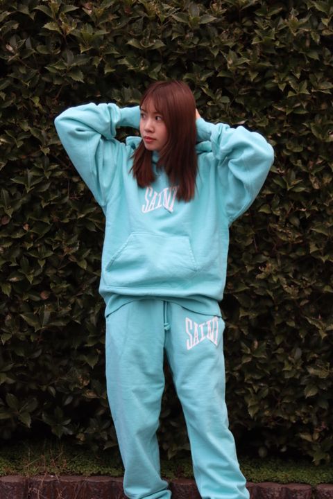 ©SAINT M×××××× 23SS SAINT HOODIE"BLUE"スタイル