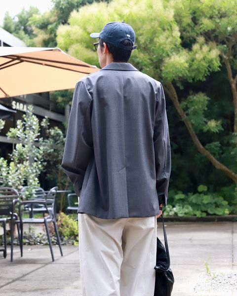 ATON エイトン 23AW WOOL TROPICAL TAILORED JACKETスタイル