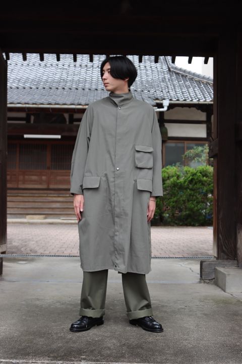 YOKE DESERT STORM OVERCOAT(YK21AW0239C) style.2021.9.13.