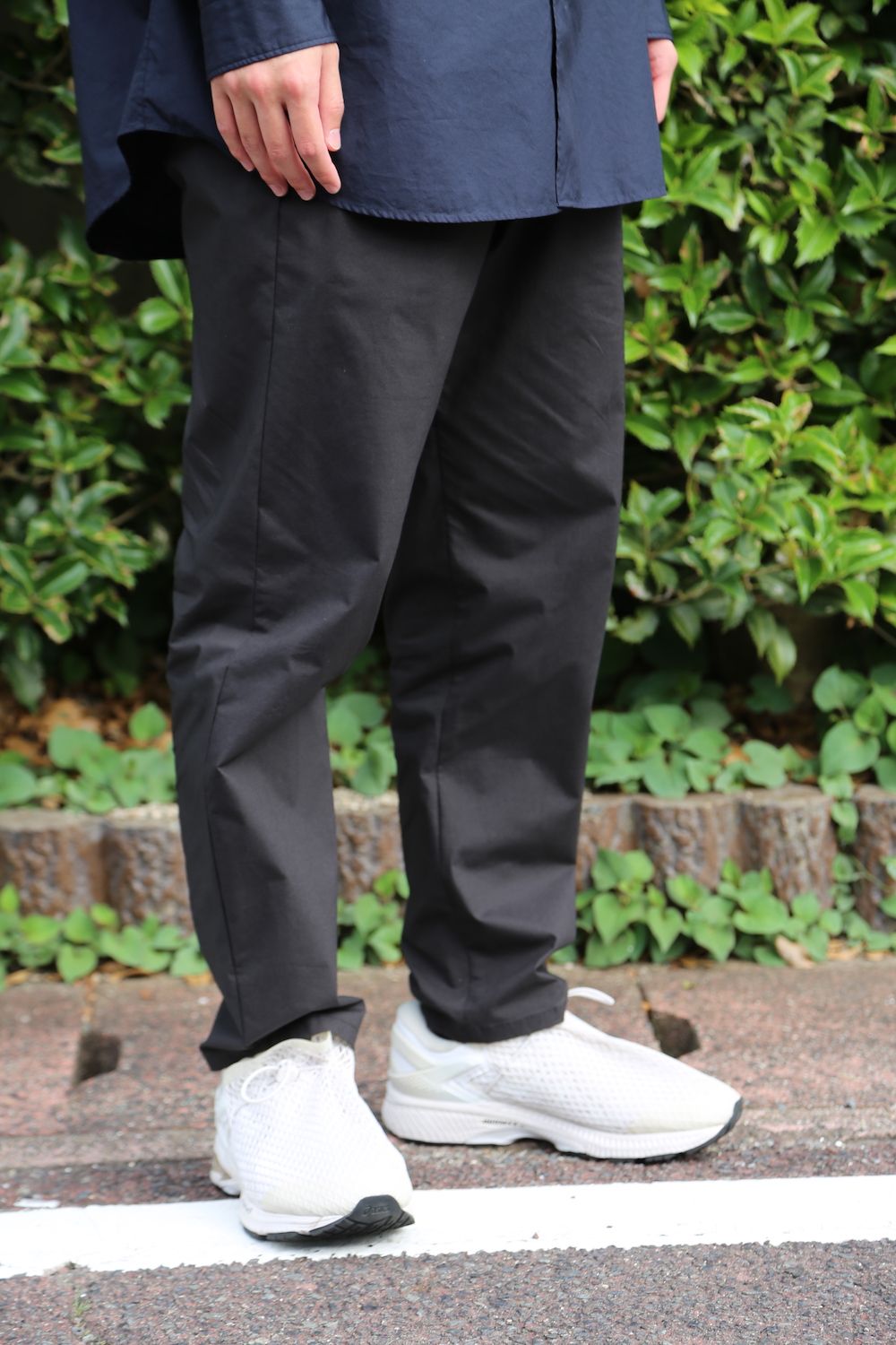 Graphpaper Broad L/S Oversized Regular Collar Shirt style. 2021.06.23.