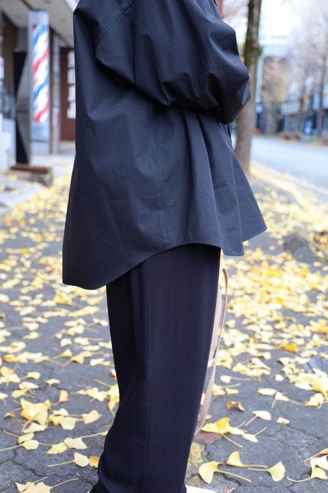 Graphpaper 25SS 新作High Count Broad L/S Oversized Regular Collar Shirt style.2024.12.24