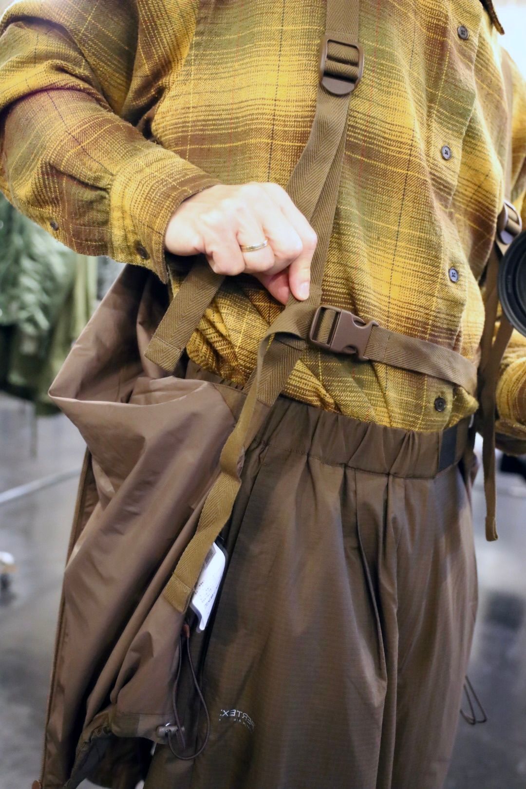 Graphpaper PERTEX® QUANTUM AIR Light Thermo Blouson"BROWN"スタイル2026.9.27.