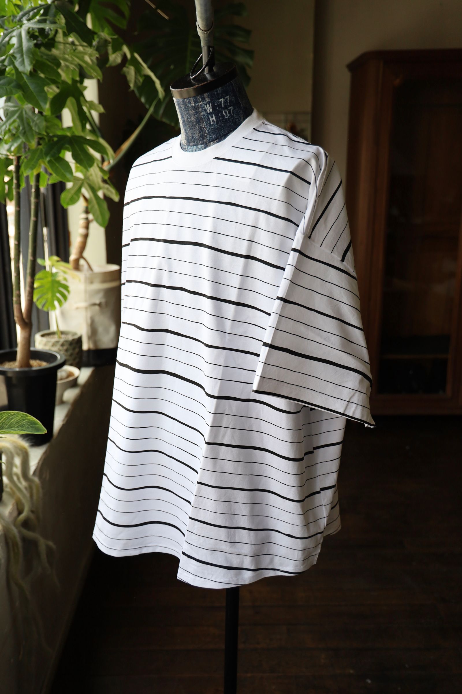 S.F.C 25SS エスエフシー SUPER BIG MIX SIDE STRIPES SS TEE(SFCSS25CS13)White-Black