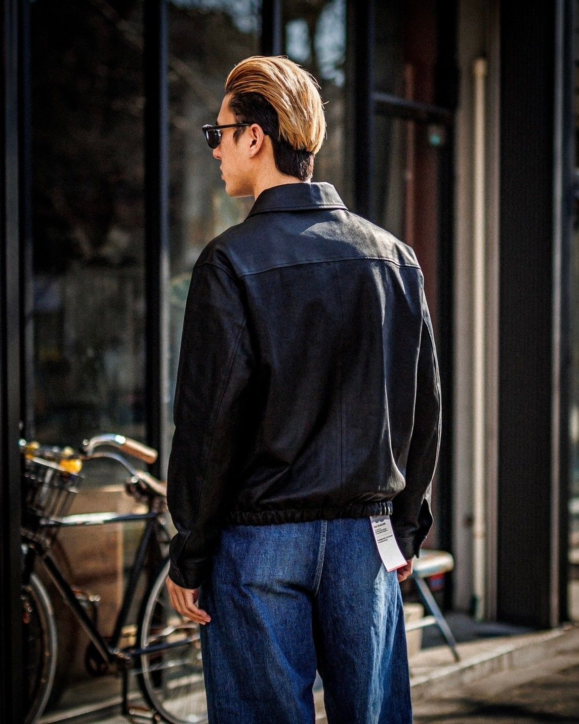 YOKE - ヨーク25SS LEATHER ZIP BLOUSON(YK25SS0903B)BLACK☆1月