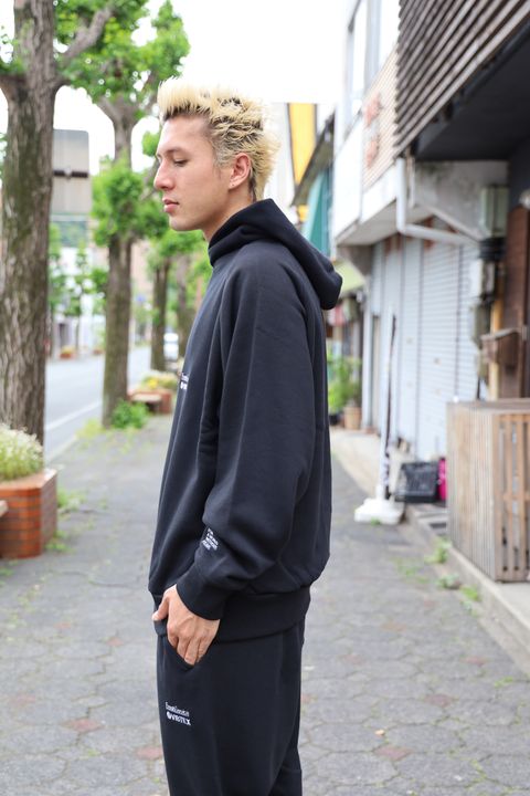 FreshService VIBTEX for FreshService SWEAT PULL HOODIE (BLACK) 5月31日(土)新作発売！