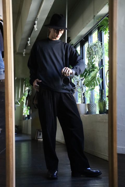 COMME des GARCONS HOMME 梳毛エステル天竺プルオーバー スタイル