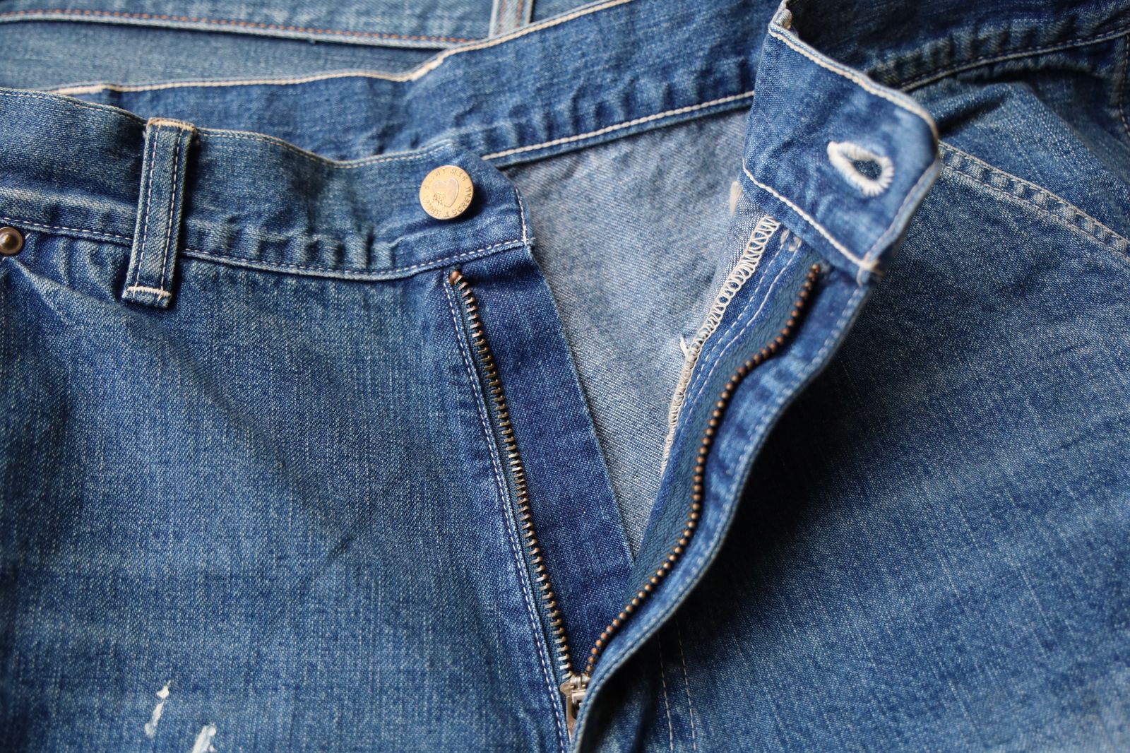 セントマイケル25SS デニムショーツ DOUBLE KNEE SHORTS(SM-HR8-0000-073)BLUE