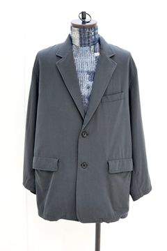 グラフペーパー 26SS Fulled Wool Twill Oversized Jacket(GM261-20340)CHARCOAL☆2月7日(土)発売！