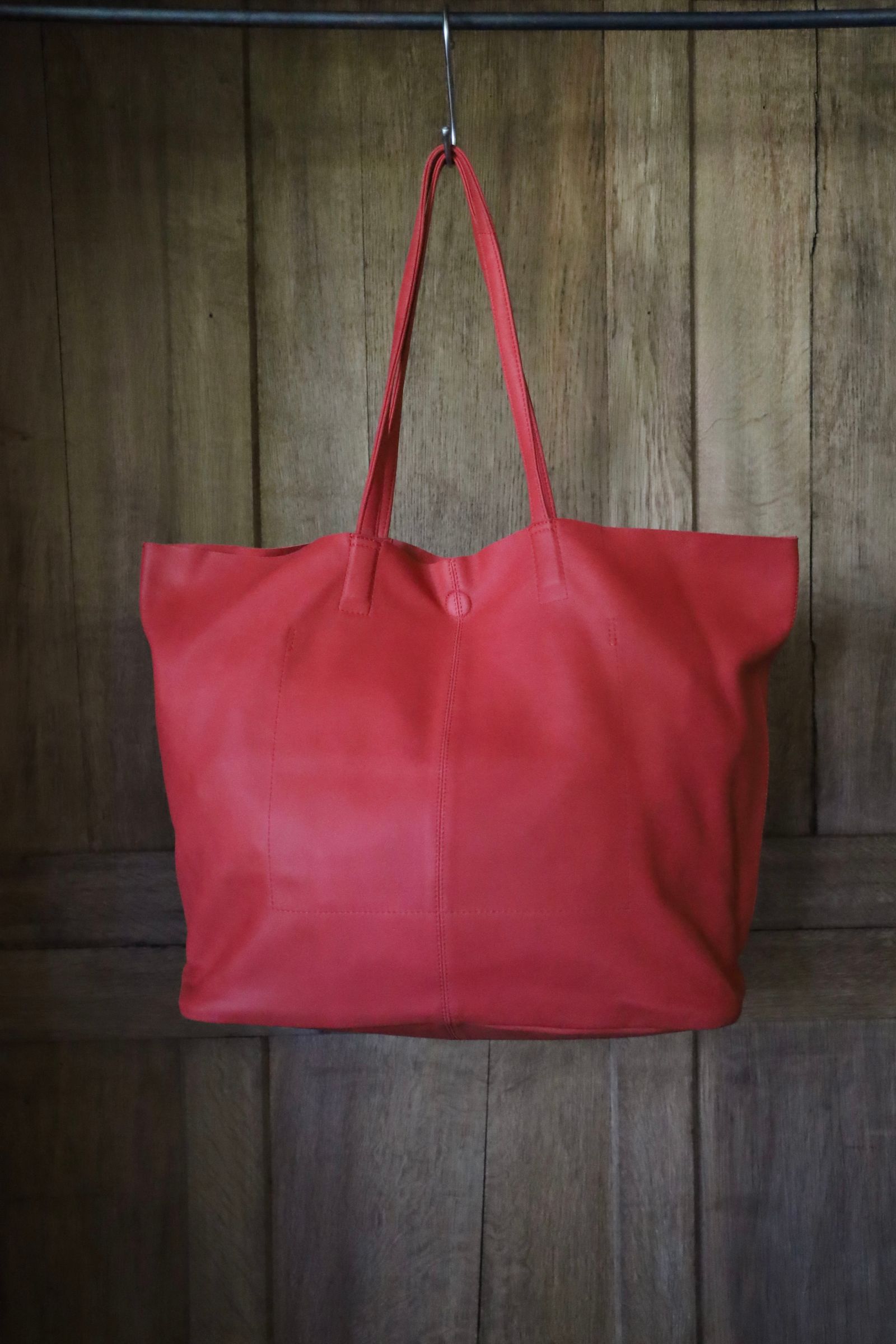 Morphée - Morphee / モルフェ トートバッグ BIG TOTE TYPE1（XL Size）Red | mark