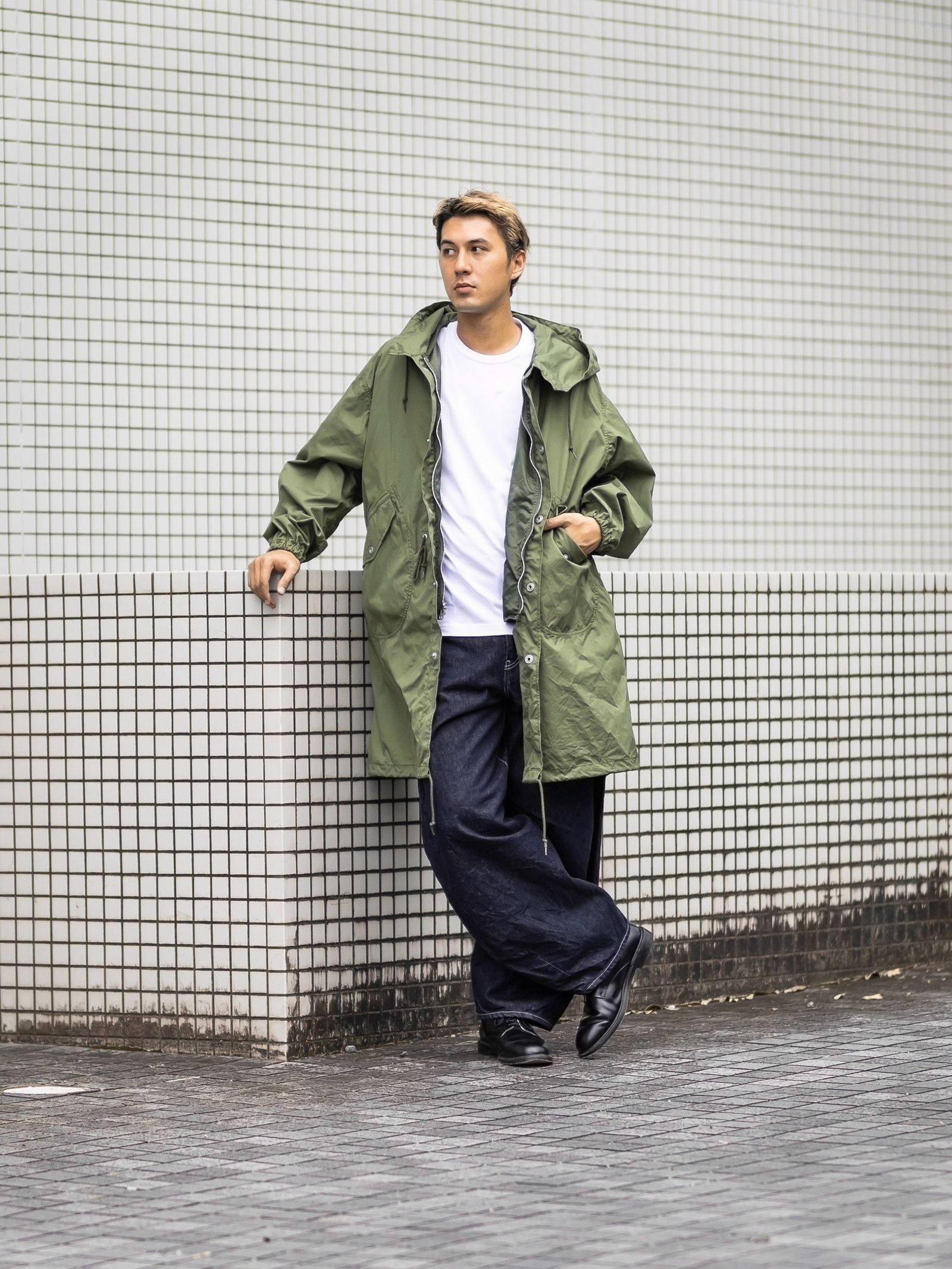 COMME des GARCONS HOMME 綿ナイロンウェザー×ナイロンツイル 製品洗コート 8月7日(土)新作発売！