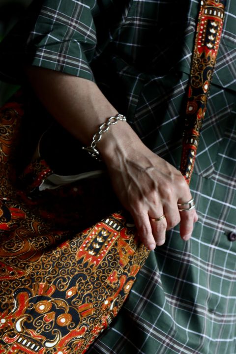 COMME des GARCONS HOMME 22SS リネン綿チェックシャツスタイル.2022.5.6.