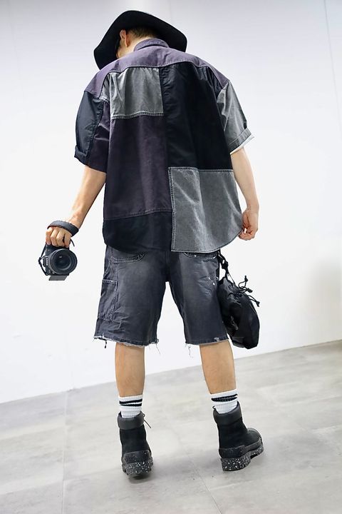 COMME des GARCONS HOMME 26SS パッチワークシャツスタイル