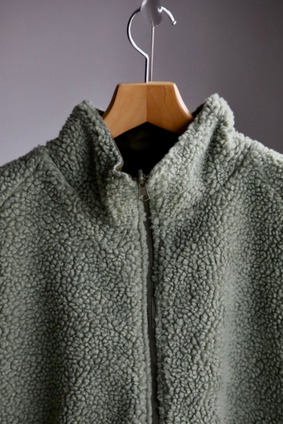 イズネスミュージック 25AW MINOT REVERSIBLE FLEECE JACKET (IMP6_24_M.I.N.O.JK01)BLACK☆新作発売！
