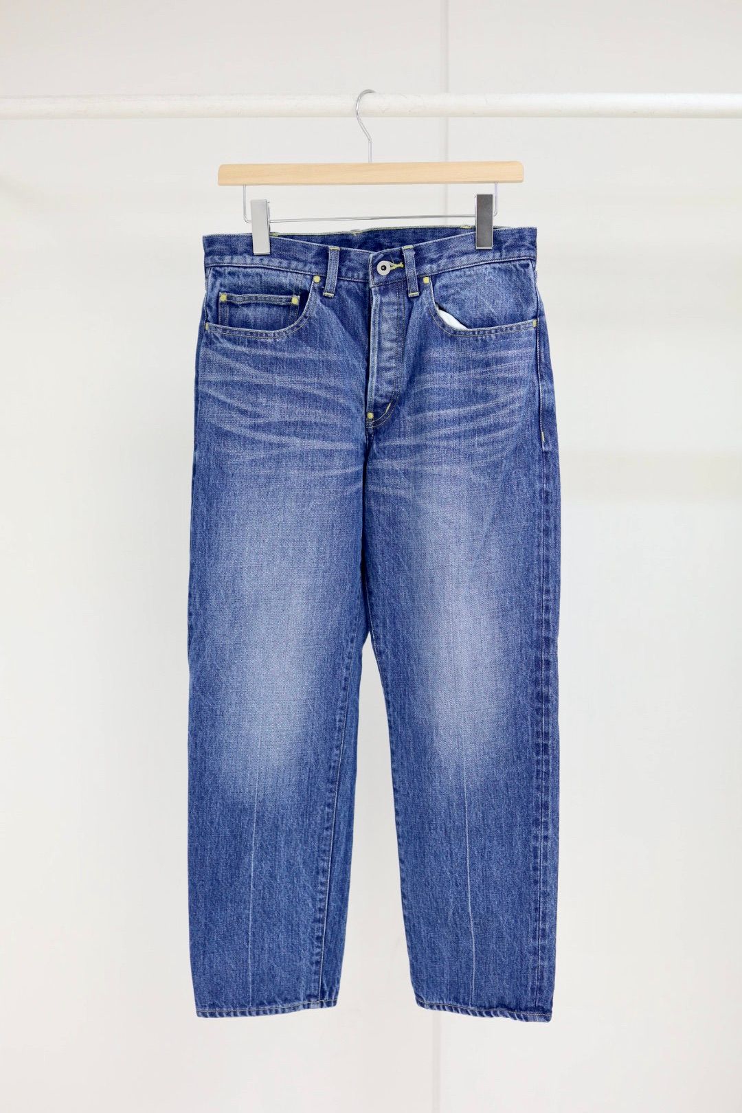 Gurank グランク 26SS デニムパンツ Distressed denim pants 'KATAMIMI' (2601U)IND★新作発売！