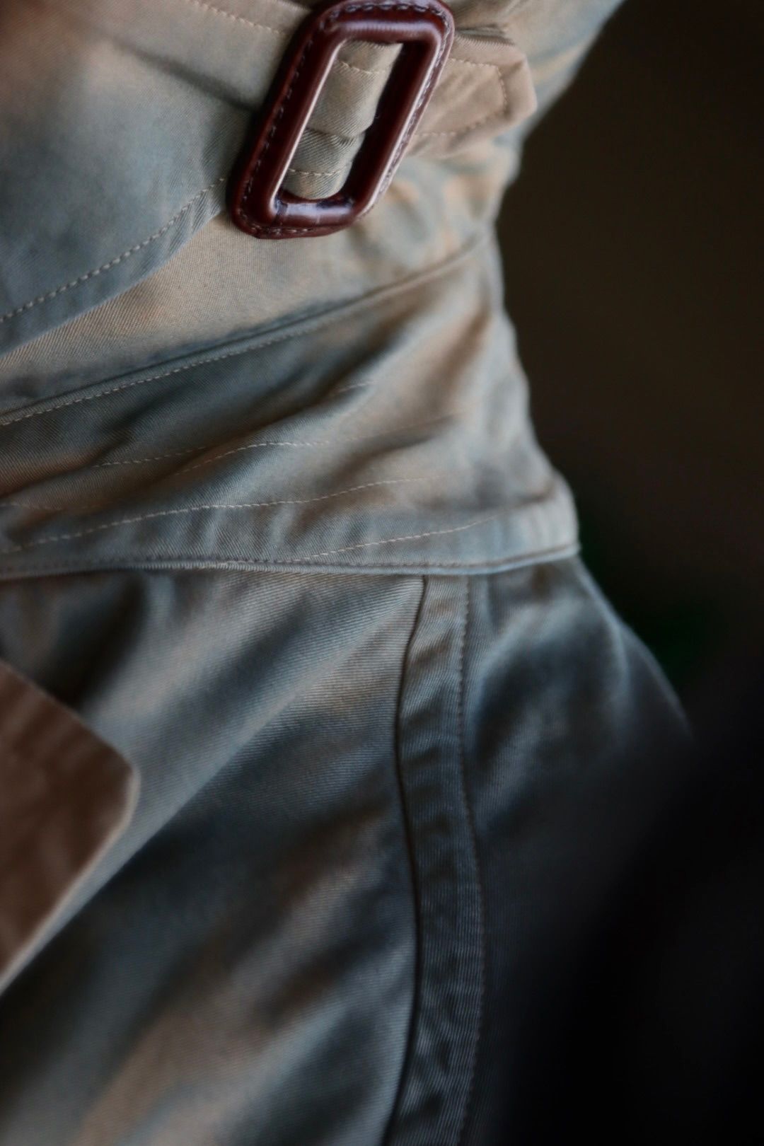 YOKE 23SS SPRAY PRINTED TRENCH COATスタイル